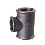 Čierny T-kus red. 6/4x1x6/4